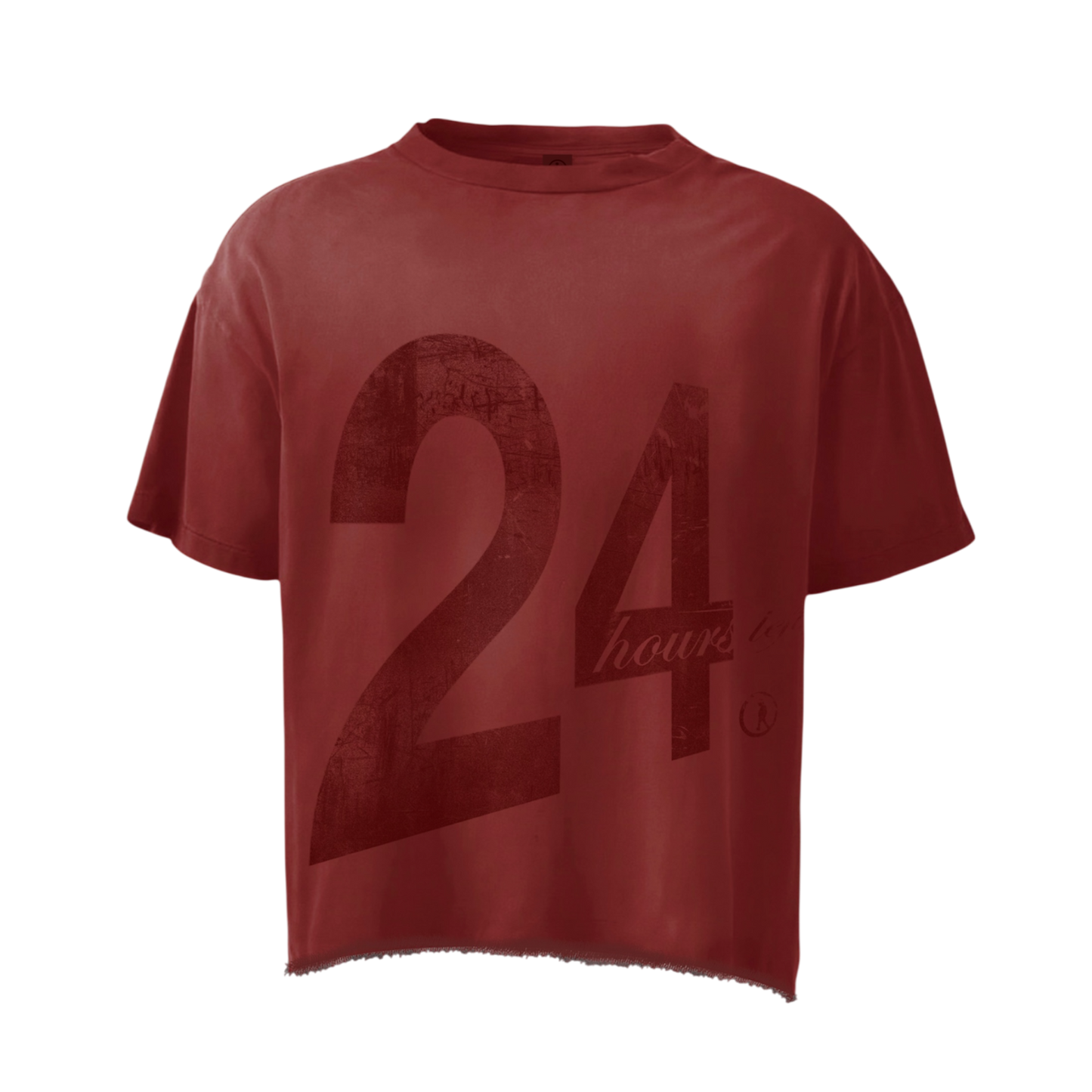 24 hours red tee