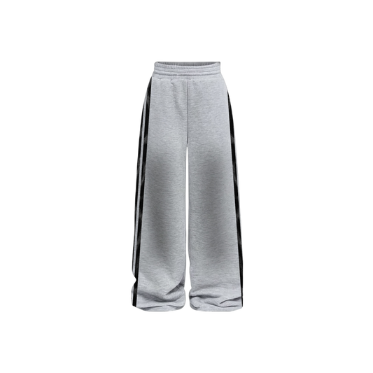 B&W cheetah print sweatpants